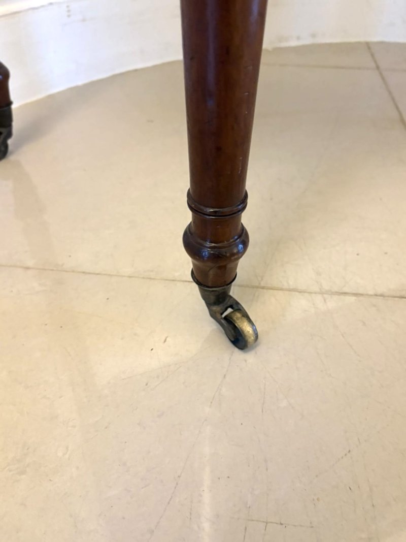 Antique George III Figured Mahogany Console Table - Image 10